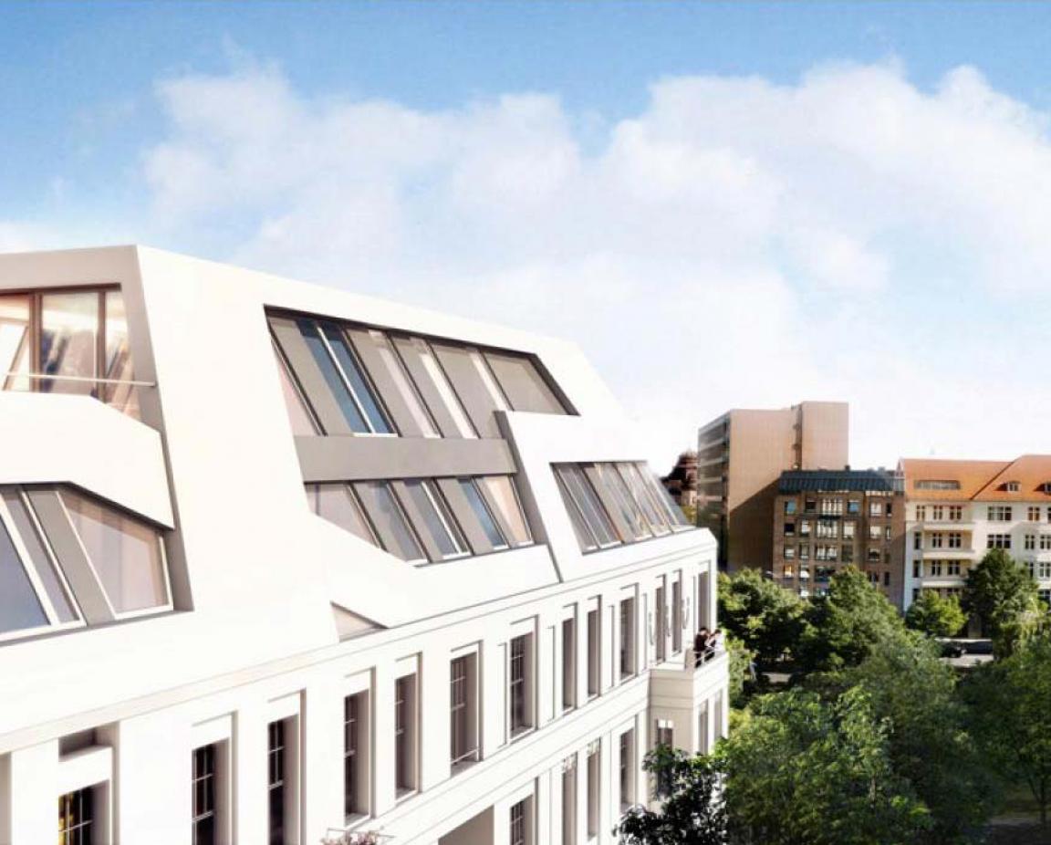 Olivaer Platz 2 Berlin: Baubeginn - Das Bestandsgebäude ...